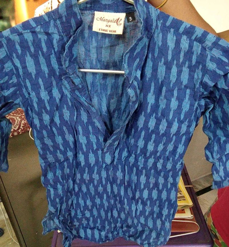 Stylish Blue Ethnic Kurta