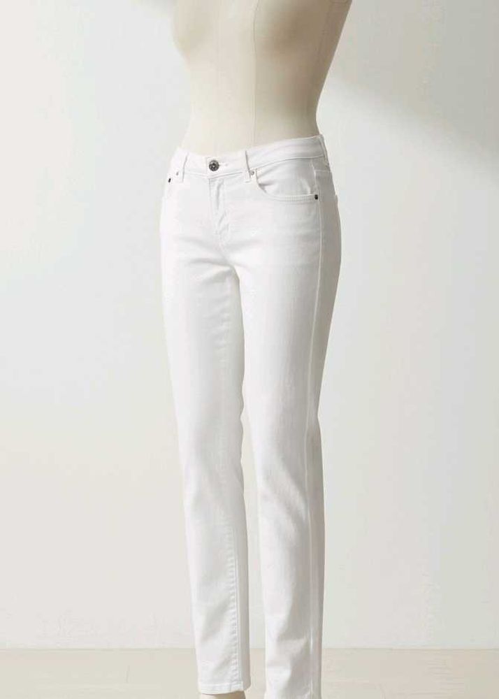 ZARA TRF Denim white Skinny Jeans