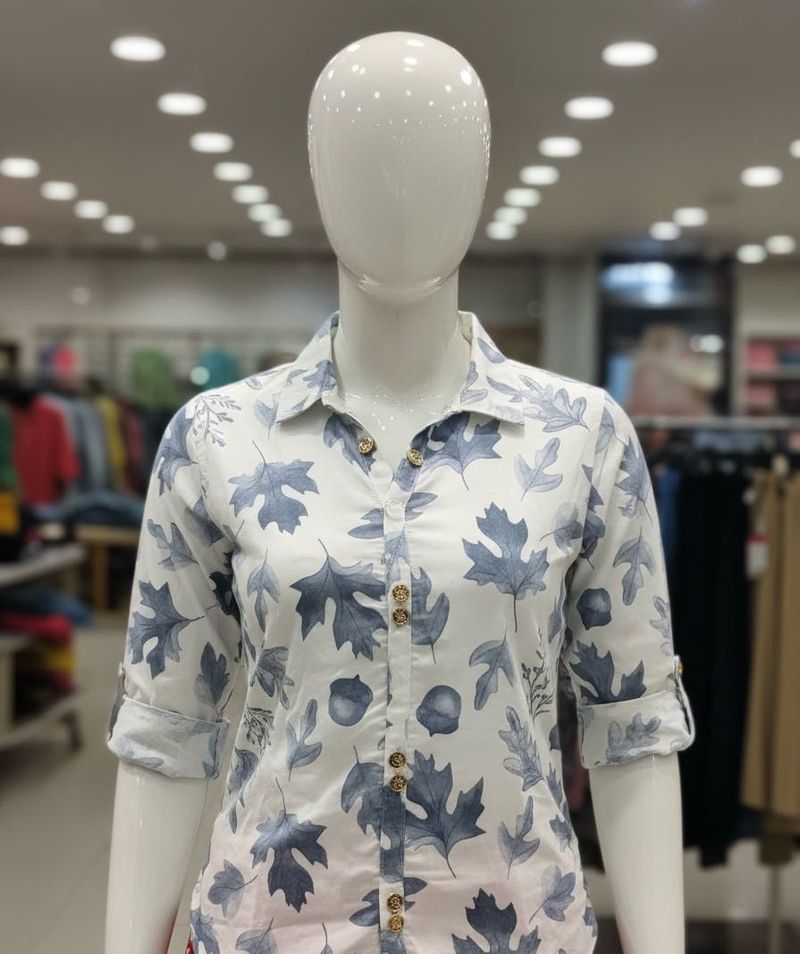 Leaf Print Shirt