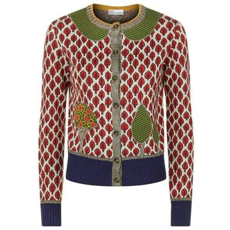 Cardigan With Patchwork Details