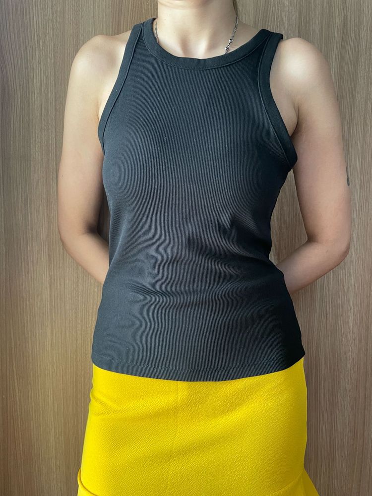 Black Skinny Fit Top