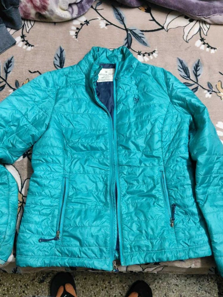 Teal Puffer Jacket