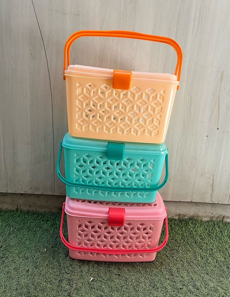 Pastel Pooja Basket (1 Piece)