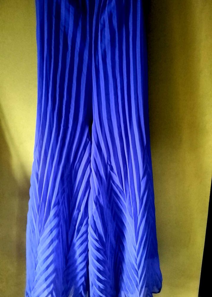 New Blue Palazzo Girls Pants