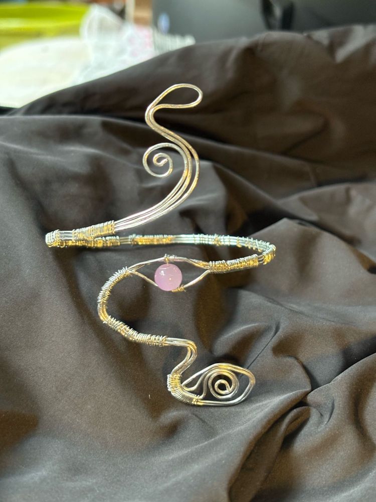 Silver Wire Upper Arm Cuff