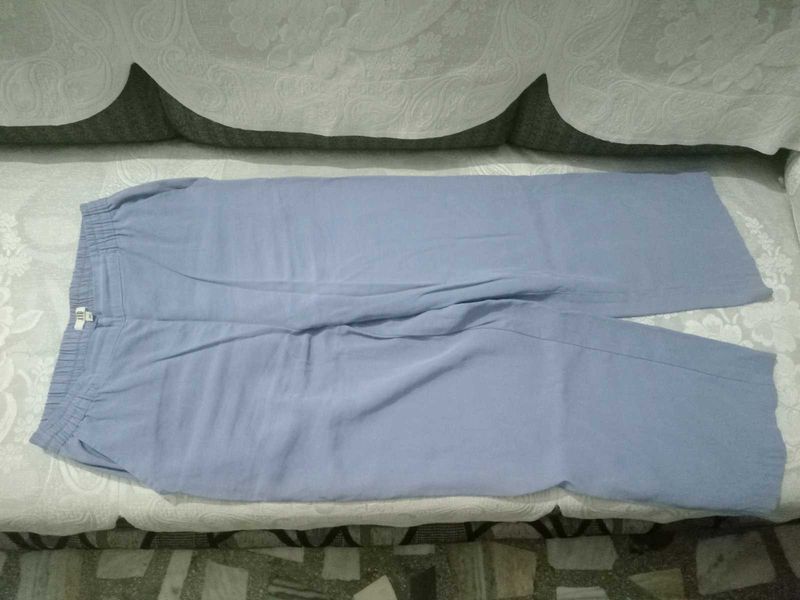 Blue Casual Pants