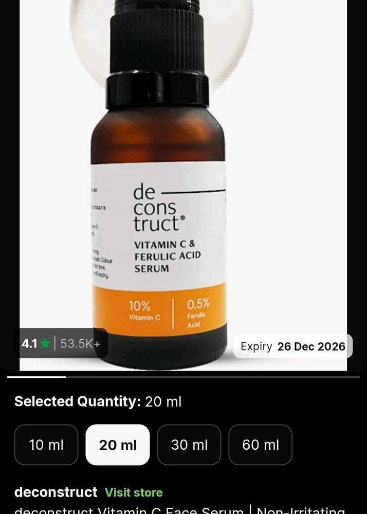 Combo deconstruct Vitamin C Serum