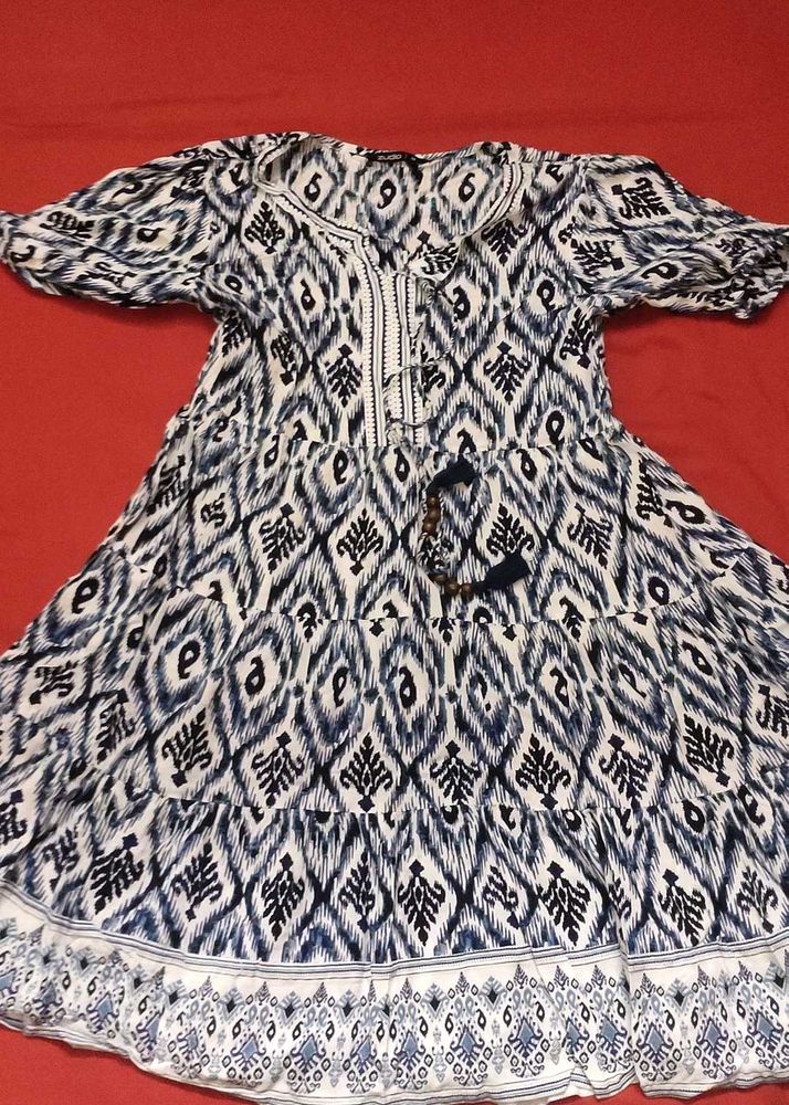 Patterned Ethnic Kurti