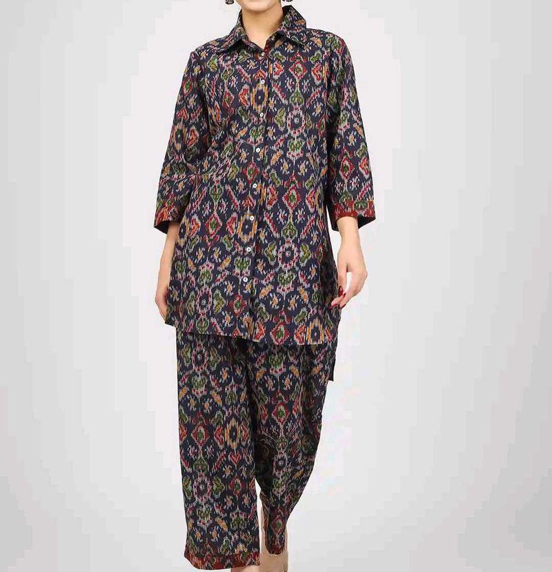 Ikat Print Co-ord Set