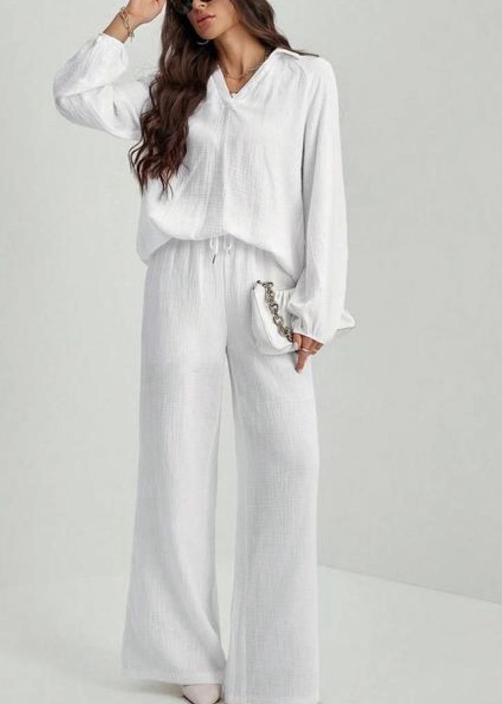 New White Co-ord Set
