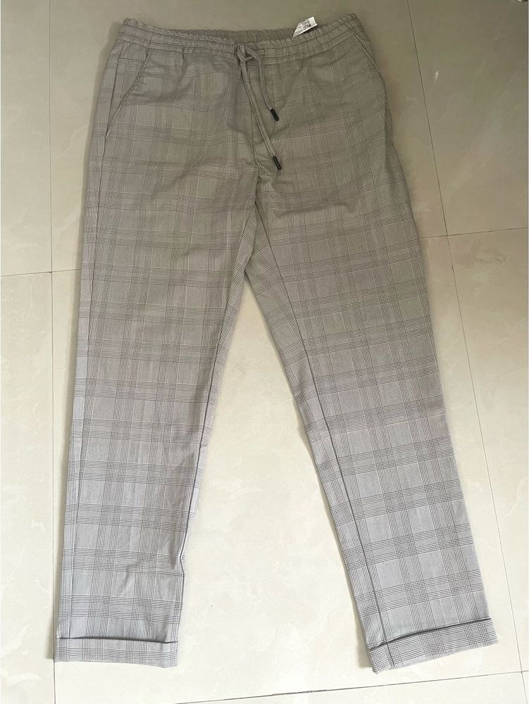 Men&#39;s Plaid Drawstring Pants