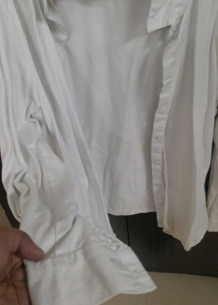 White Button-Down Shirt