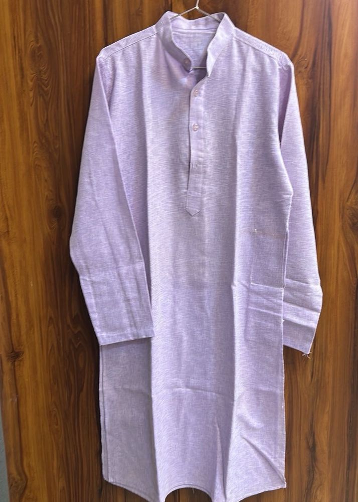 Lilac Cotton Kurta - Casual &amp; Comfortable