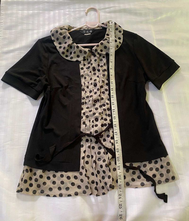 Polka Dot Top Stretchy