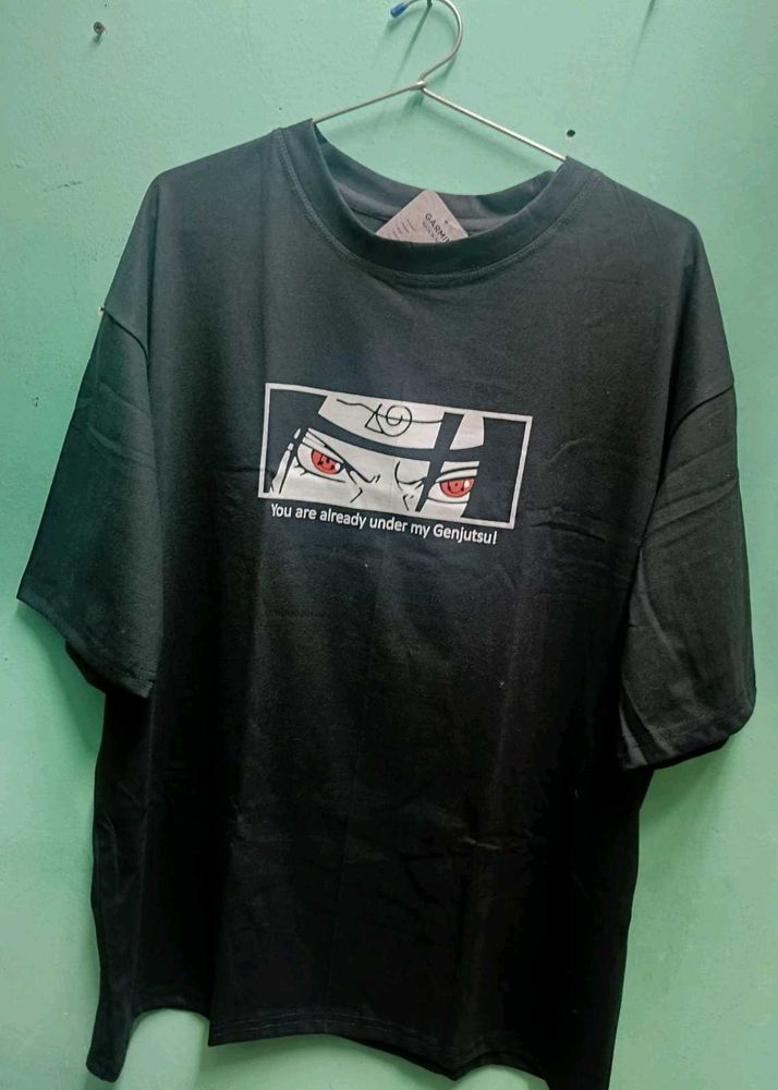 Itachi Uchiha Oversized Printed T-shirt (With Tag)