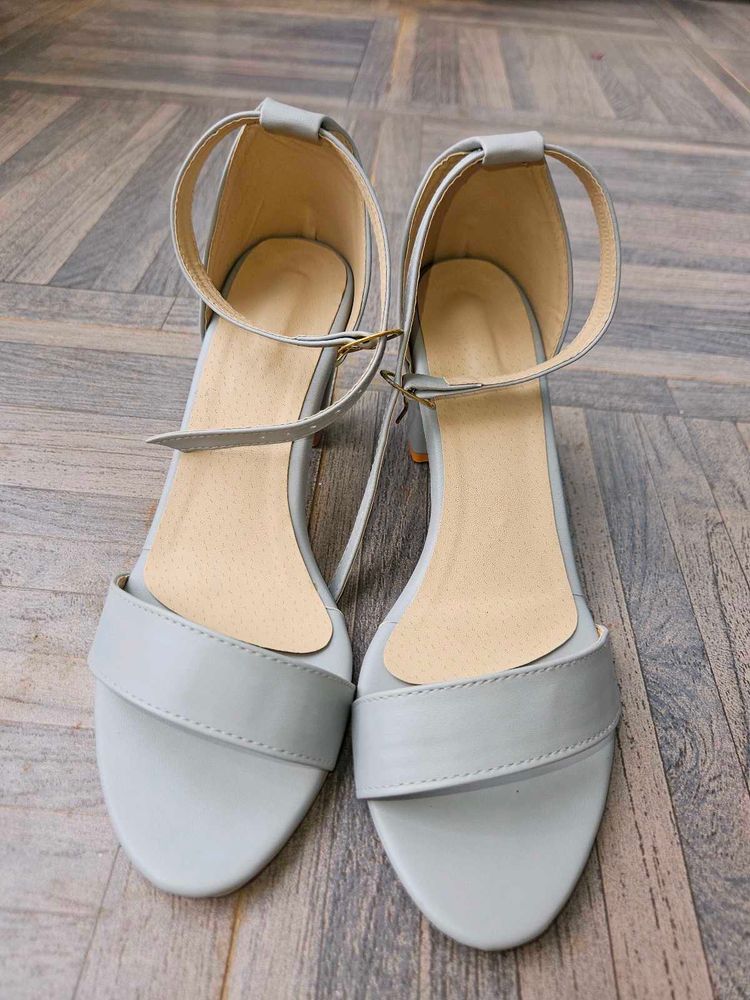 Grey Elegant Heels