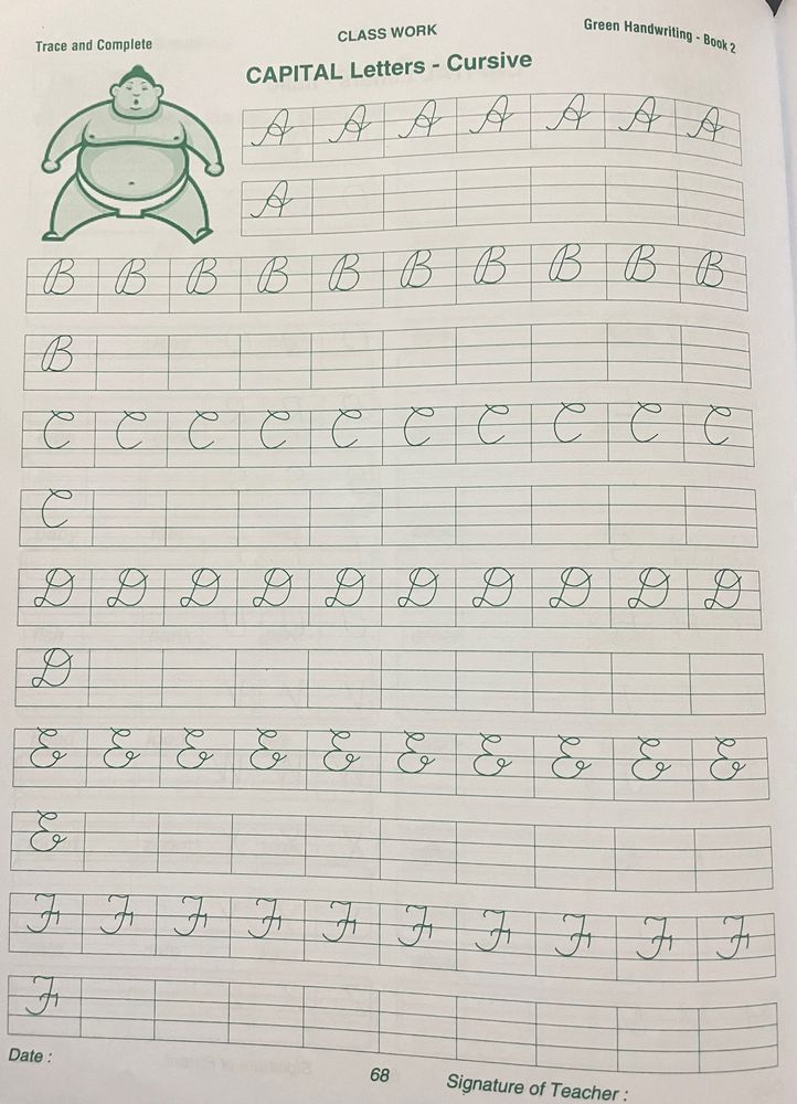 CURSIVE WRITING BOOK 📚FOR GRADE 1 &amp; 2 STUDENTS