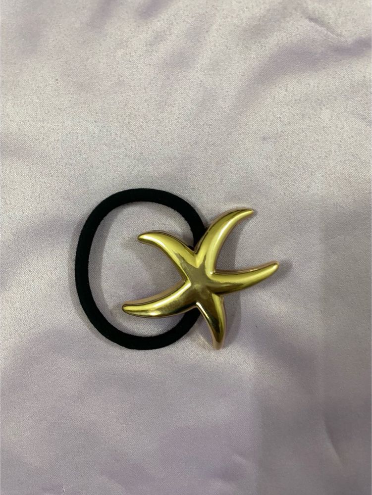 Starfish Metal Hair Tie ⭐️