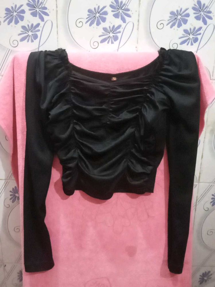 Black Crop Top