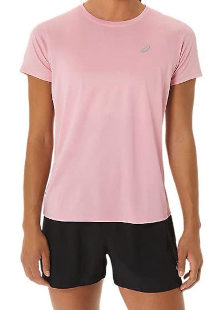 Pink ASICS sports top