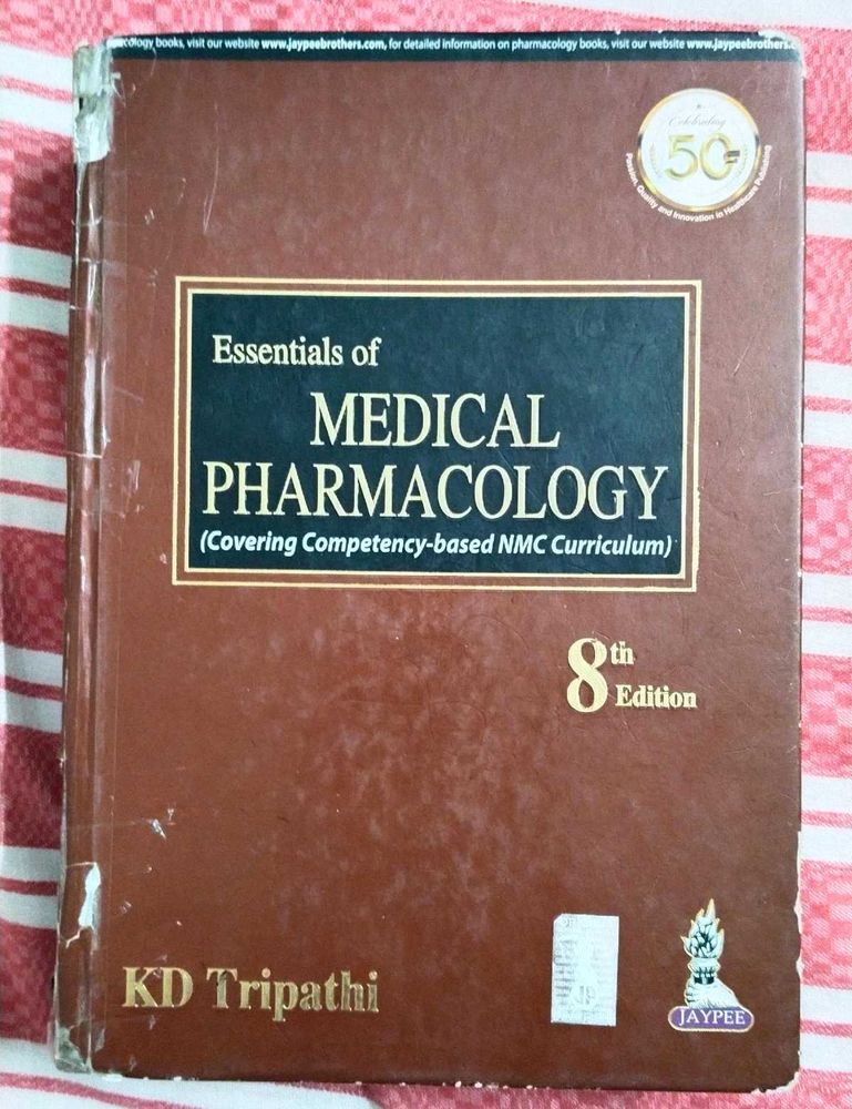 Kd Tripathi (kdt)8th Edition Pharmacology