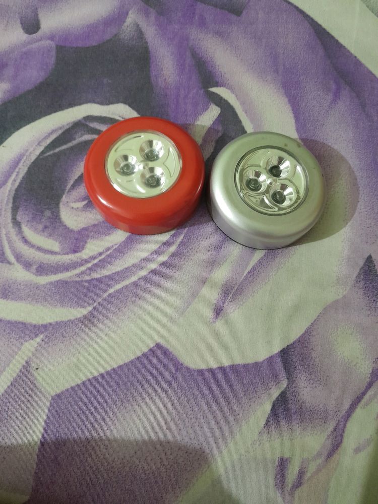 Sticky Led Mini Round Emergency Light