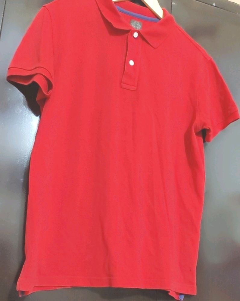 Red T-shirt For Boy &amp; Men 40 Chest (Large)