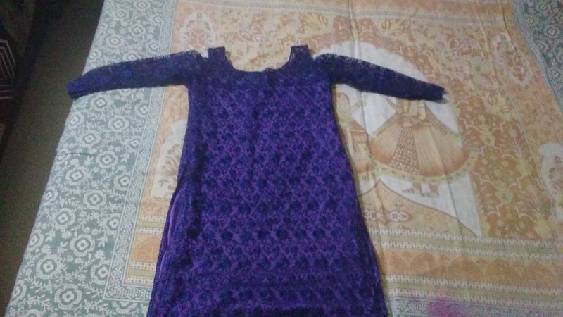 Elegant Purple Kurta