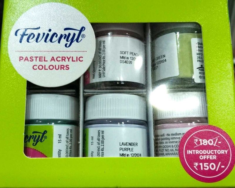 Fevicryl Pastel Acrylic Colours