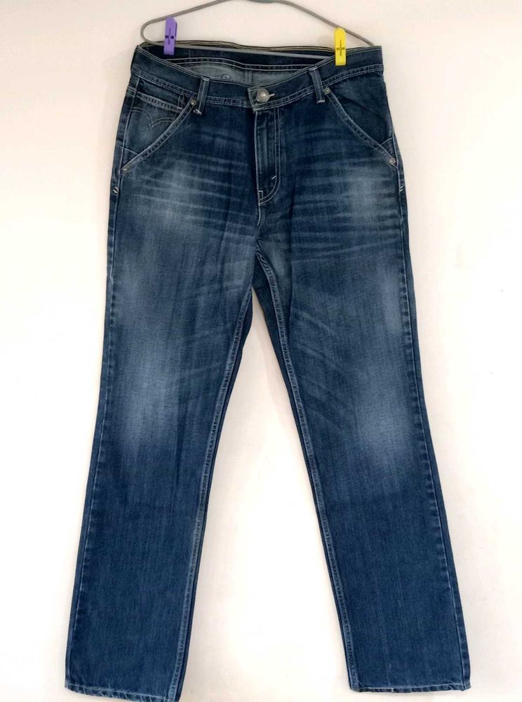 Dark Blue Denim Jeans