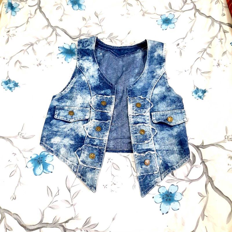 Denim Vest - Stylish Layering