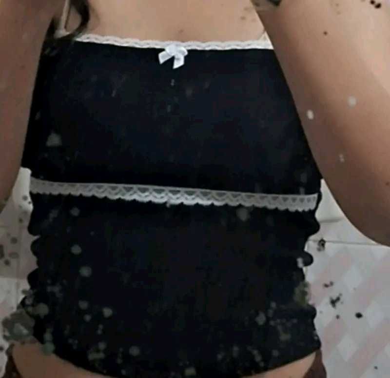 Cute Black Tube Top