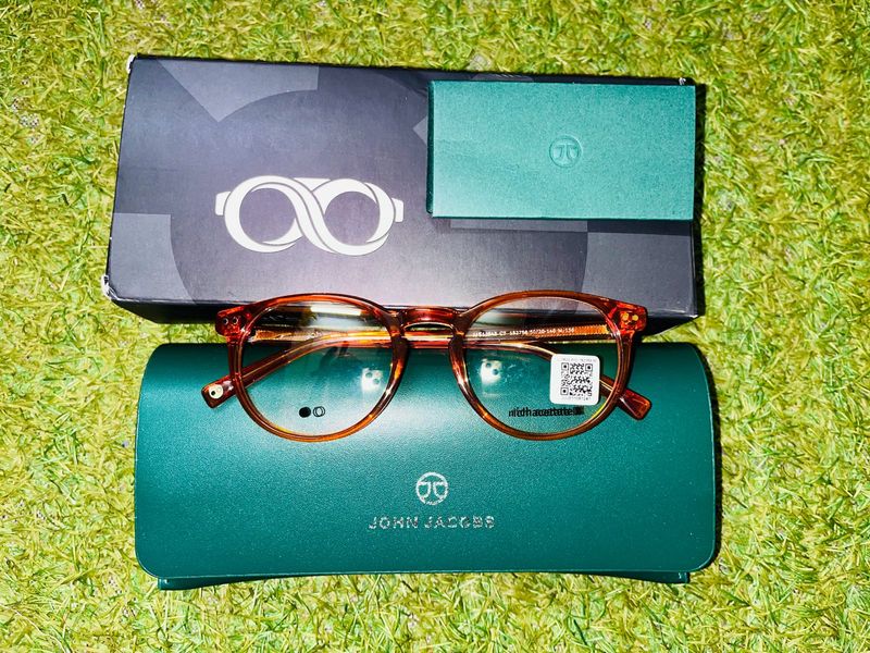 Lenskart John Jacobs Online Orange Full Rim ROUND