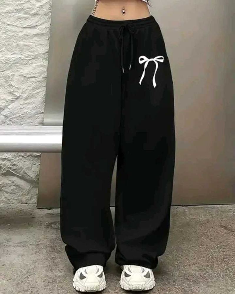 Trendy Black Sweatpants