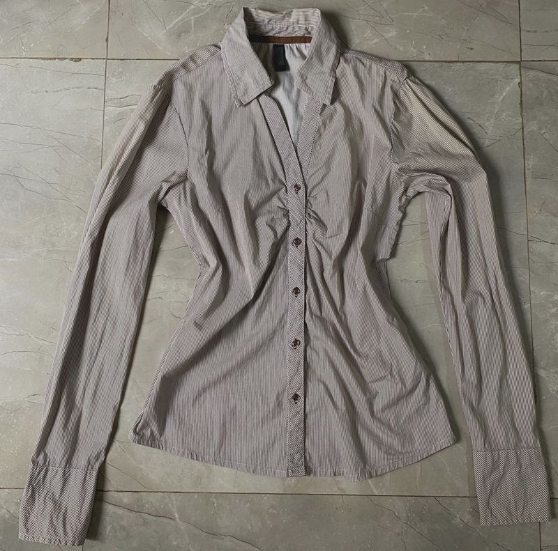Stripped Button Down Shirt