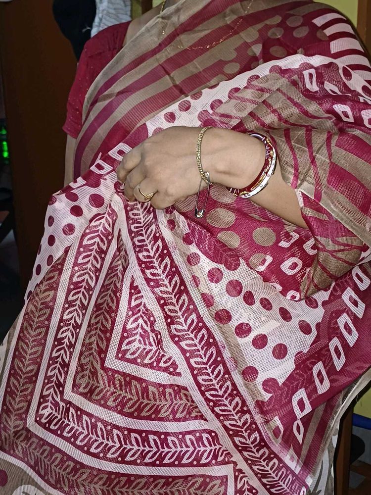 Patterned Sari