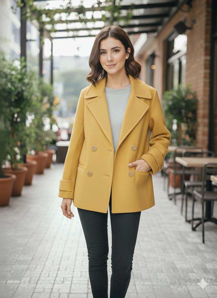 Premium Mustard Winter Jacket Imported &amp; Cozy