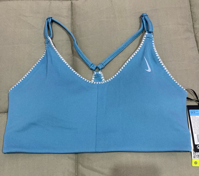 NIKEWomen Sports Lightly Padded Bra (Blue)