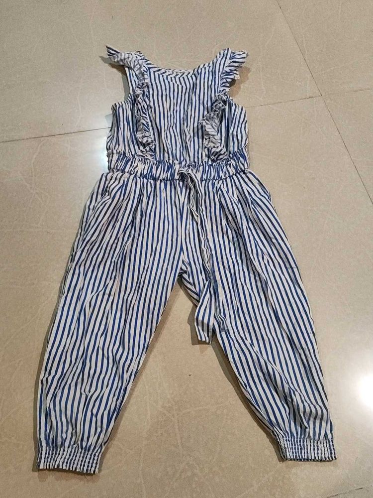 Cute Striped Jumpsuit