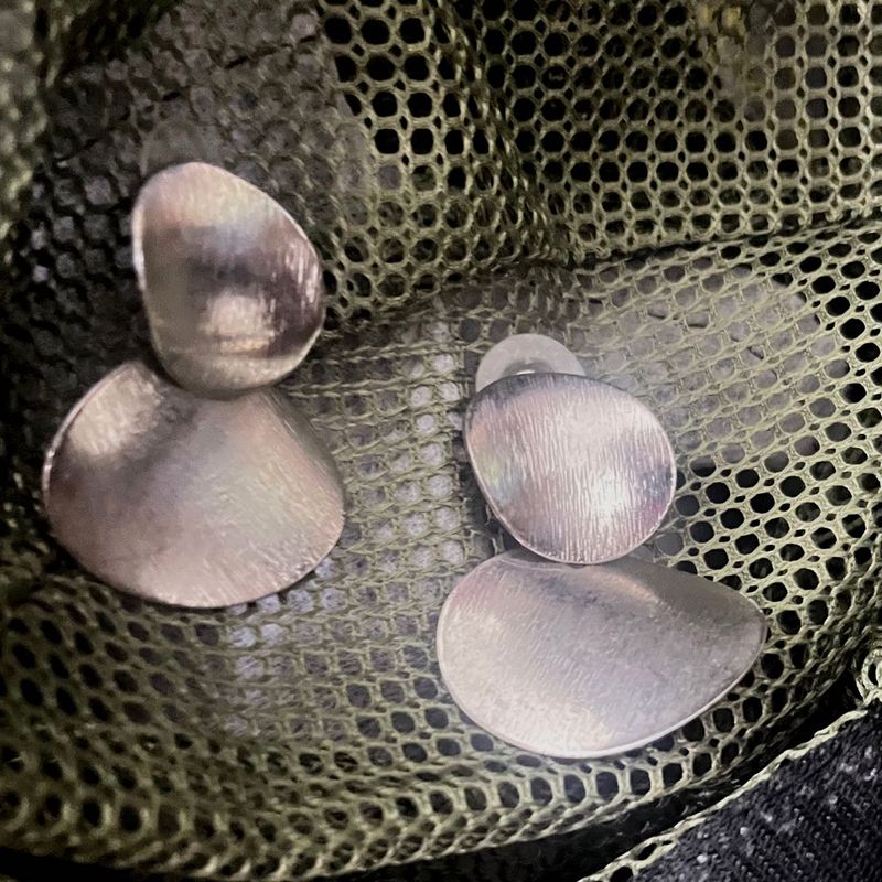 Silver Tone Drop Earrings