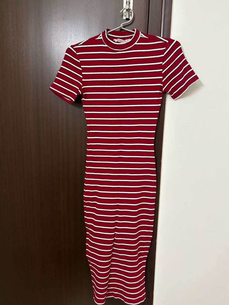 Striped Bodycon Dress