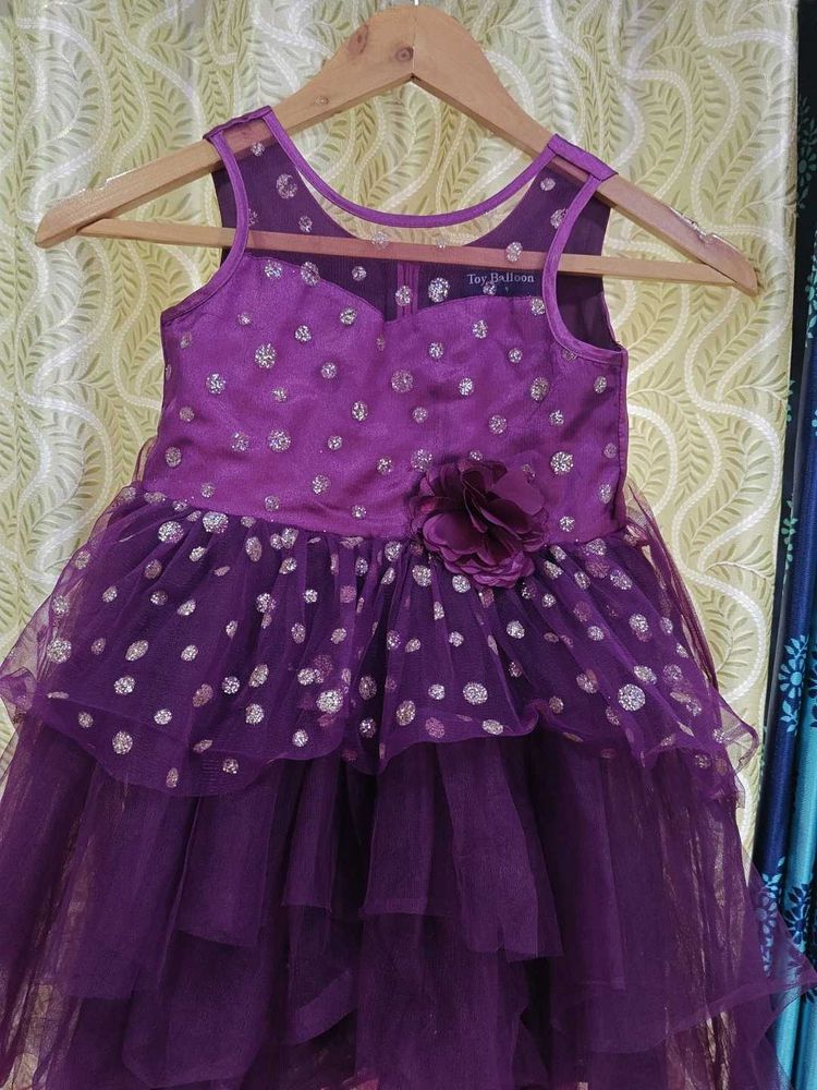 Purple Party Dress