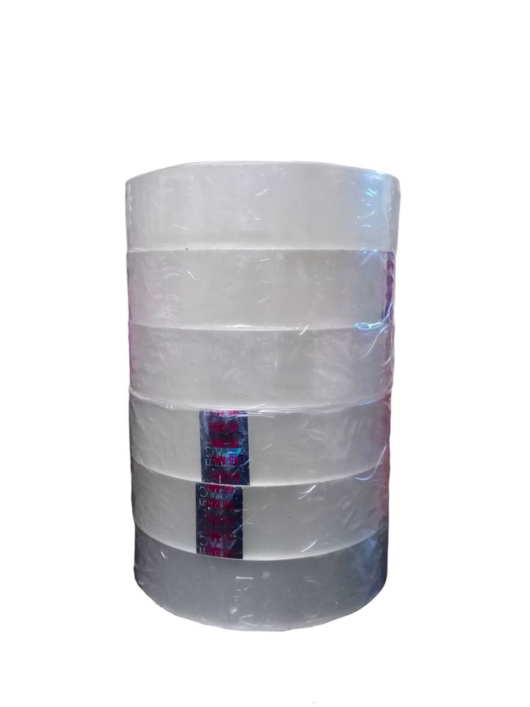 &#39;6 Pieces&#39; - 1 Inch Transparent Tape - 65 Meters.