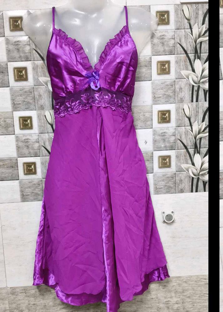 Satin Night Dress
