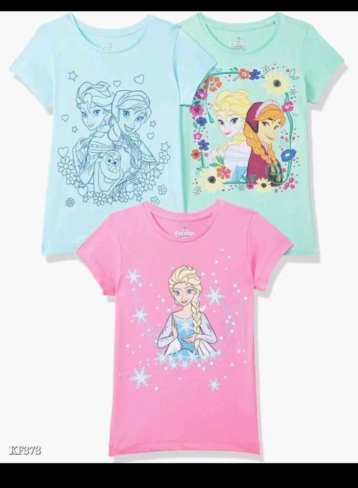 combo of 3 t shirt for girls