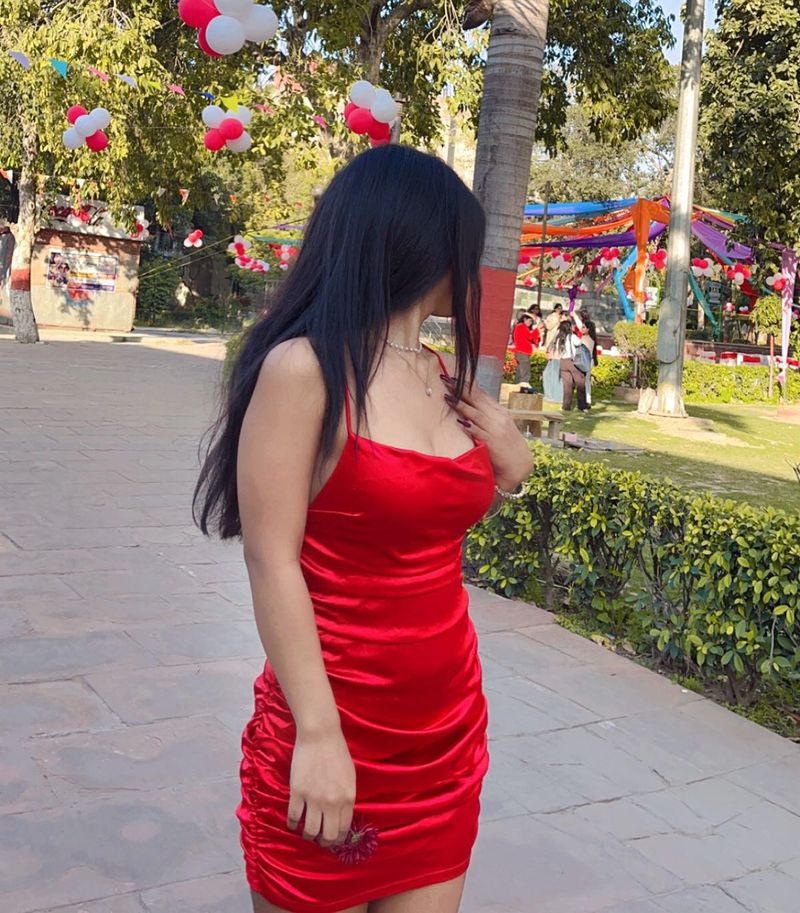 Red Ruched Bodycon