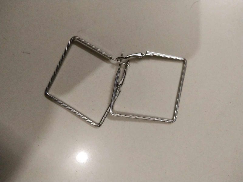 Square Hoop Earrings
