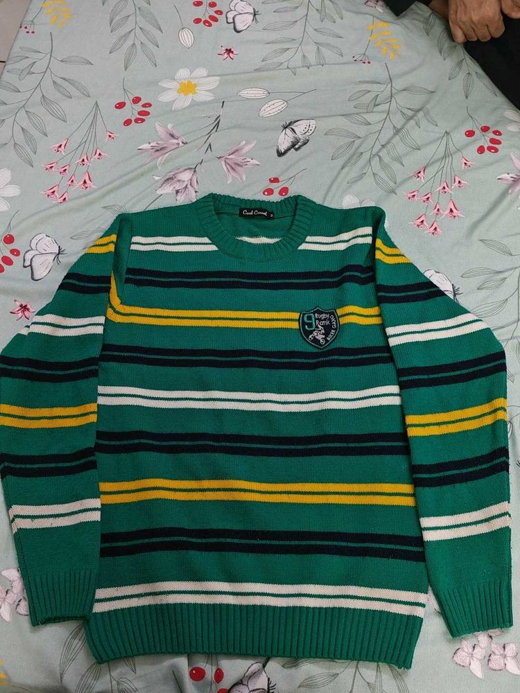 Striped Knit Sweater