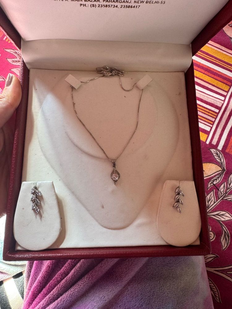 real silver combo Jewellery Set