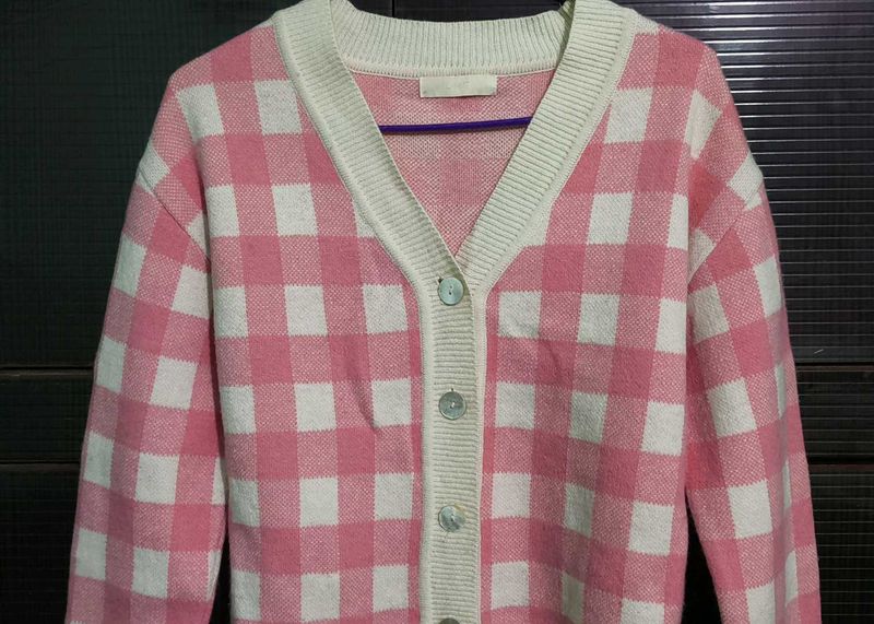 Pinteresty Pink Cardigan
